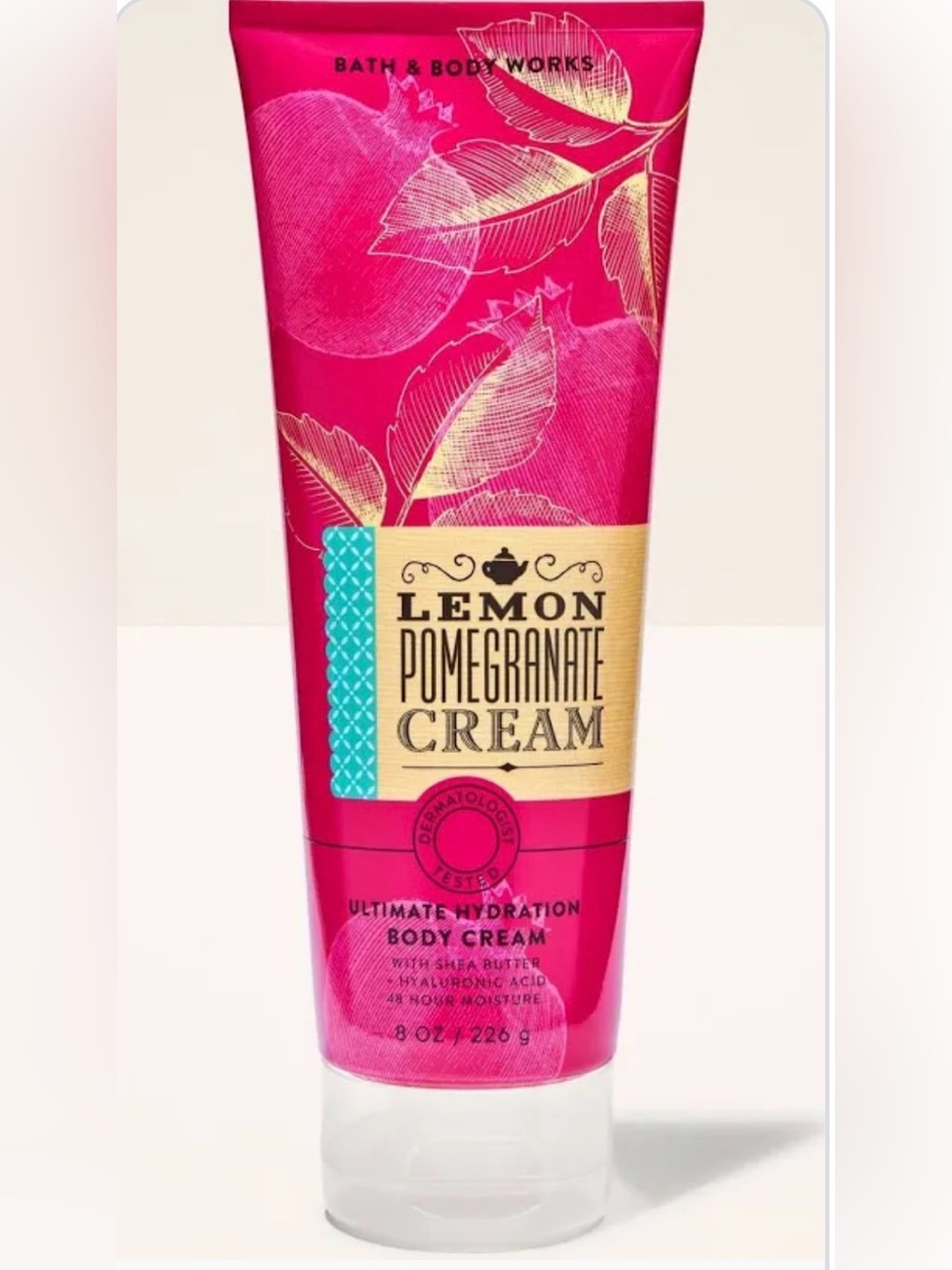 New Bath & Body Works Lemon Pomegranate Body Cream